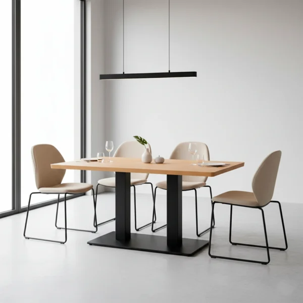 mesa rectangular roble