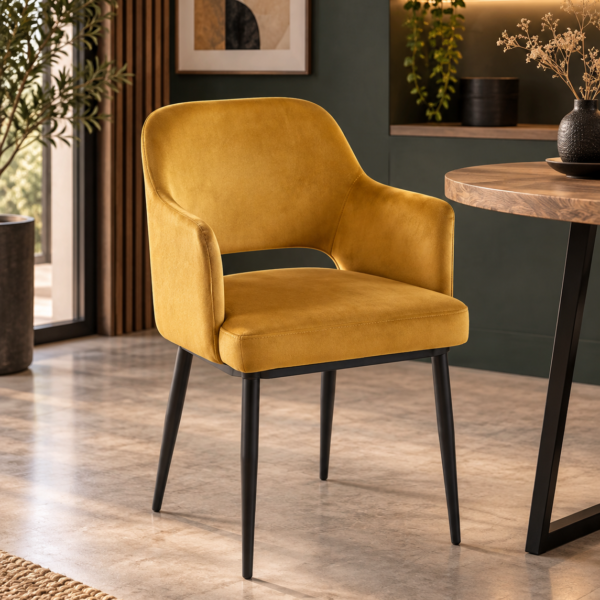 Silla de Comedor de Maggi Terciopelo