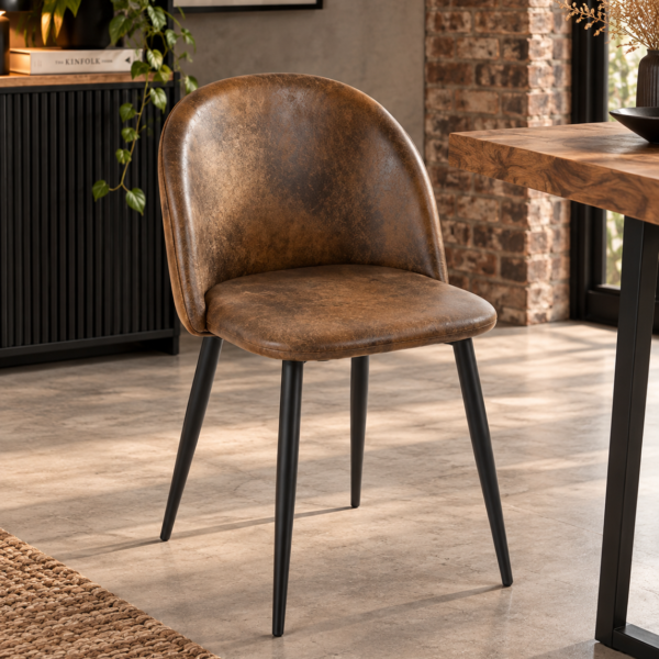 Silla de Comedor de Polipiel Yumi