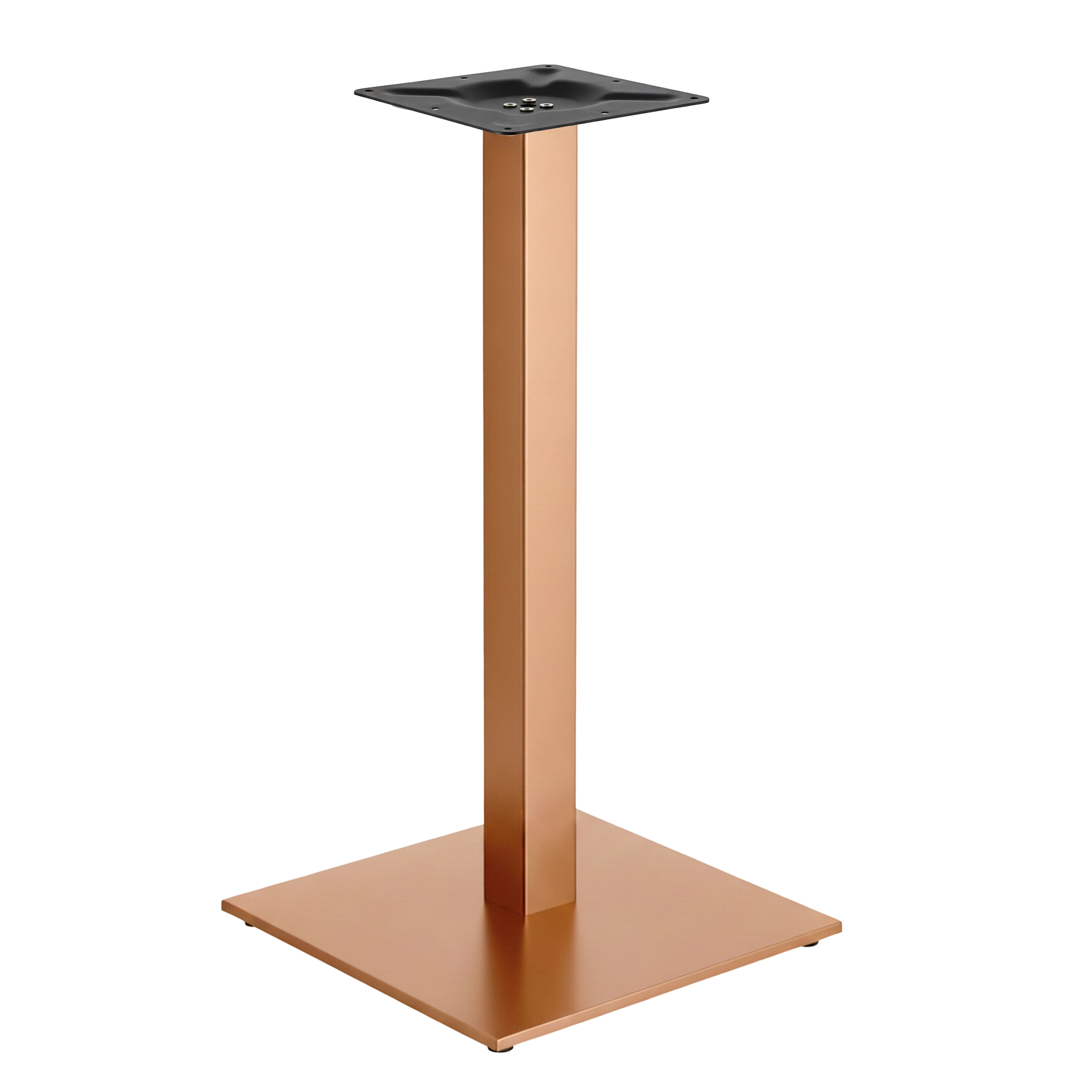 pie mesa color cobre