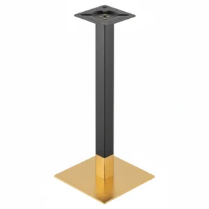 pie de mesa alta central