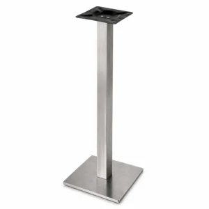 pie de mesa central acero inoxidable hosteleria