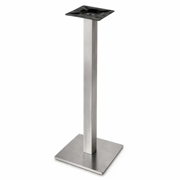 pie de mesa central acero inoxidable hosteleria