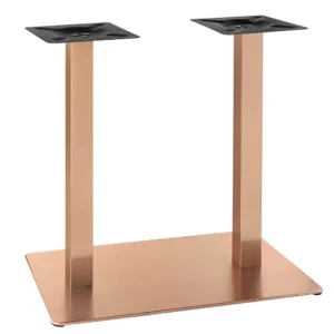 pie doble mesa rectangular