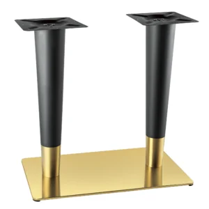 pie doble mesa rectangular