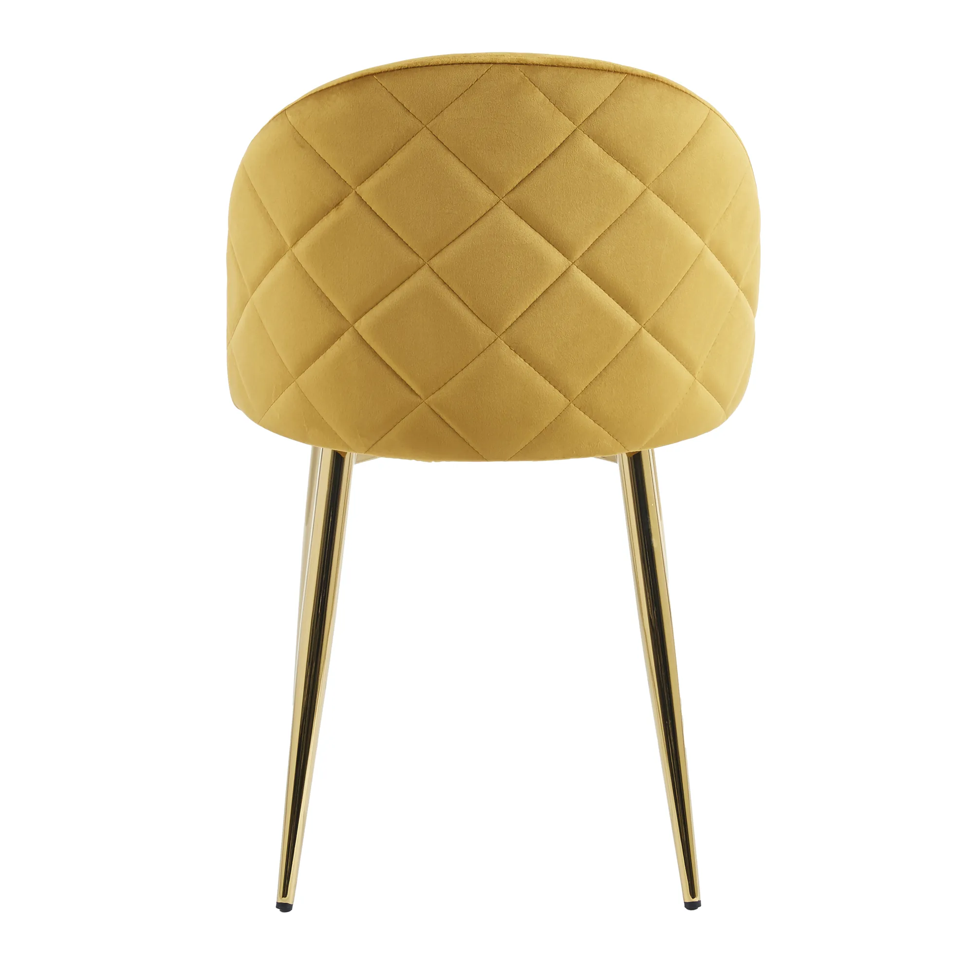 silla terciopelo patas doradas