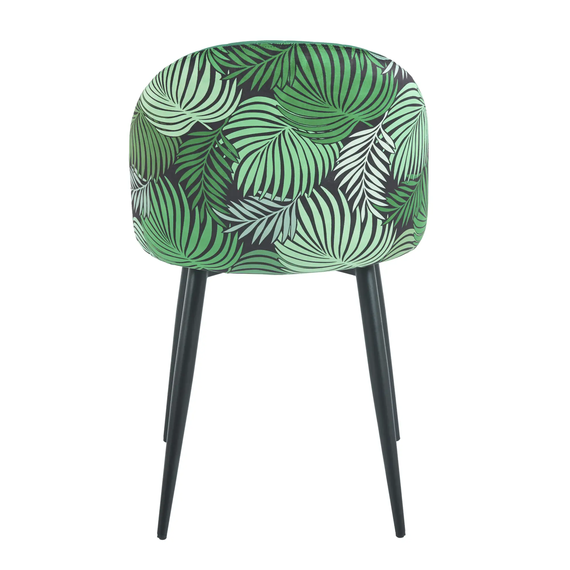 silla tapizada terciopelo