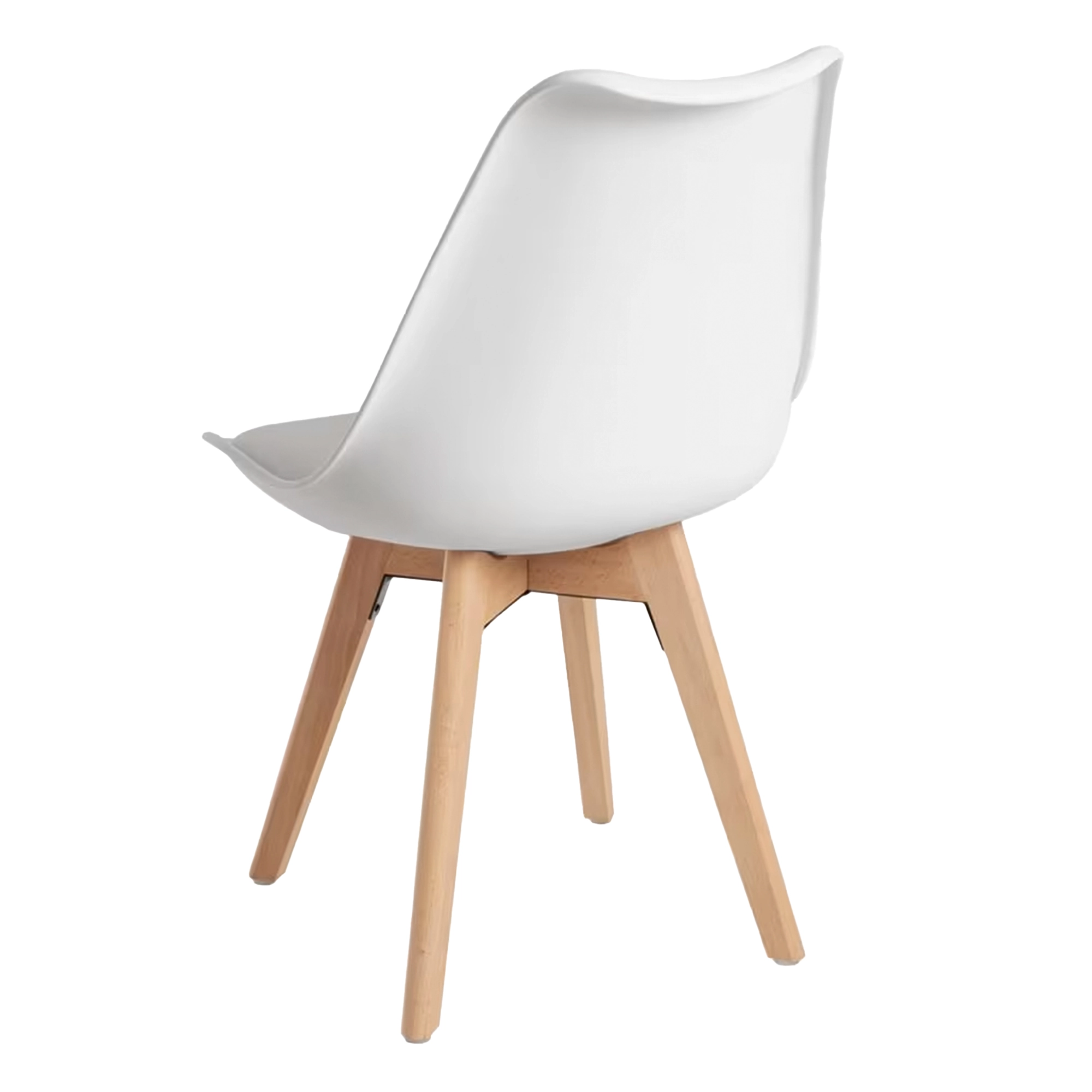 silla nordica hosteleria blanca