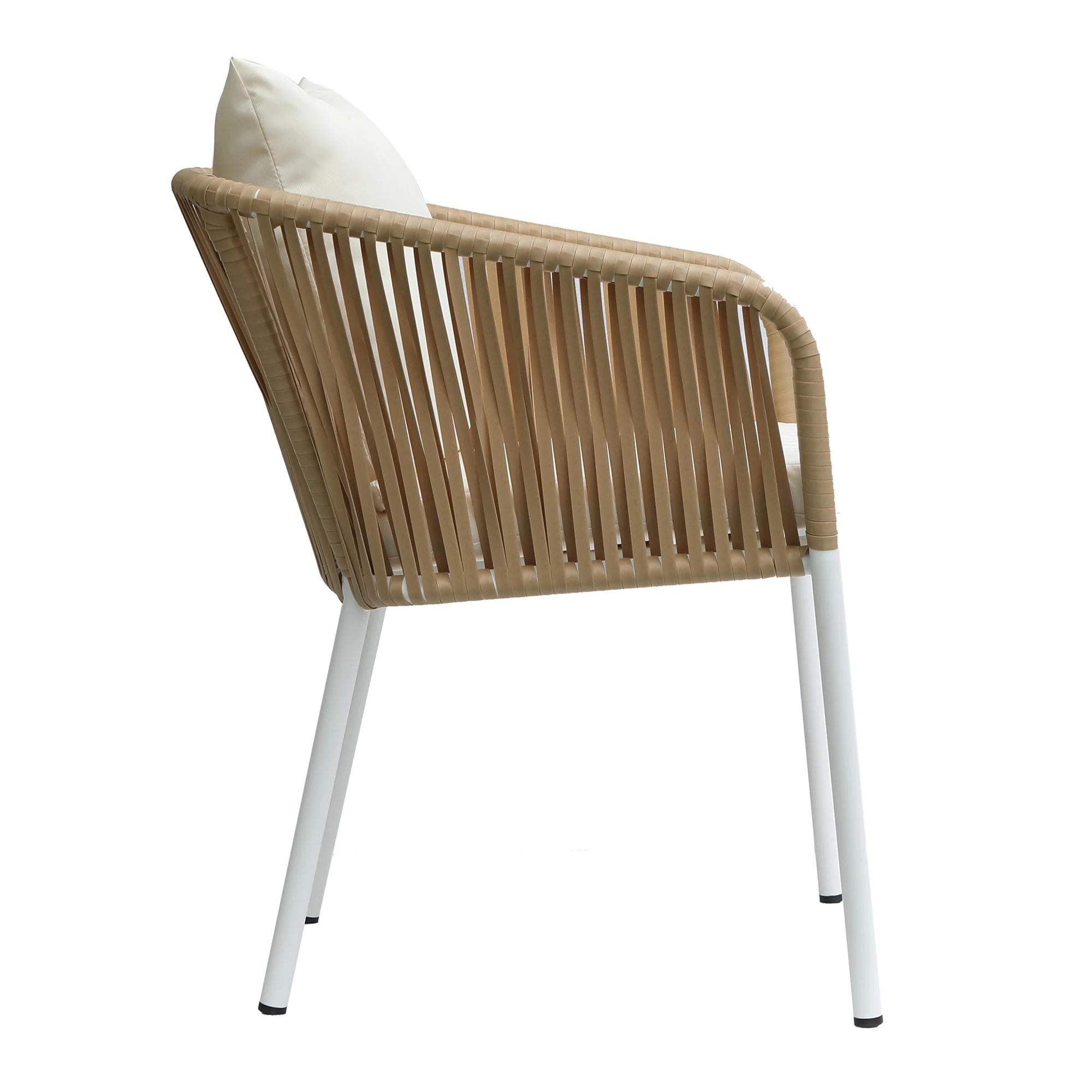 silla aluminio mimbre sintetico exterior