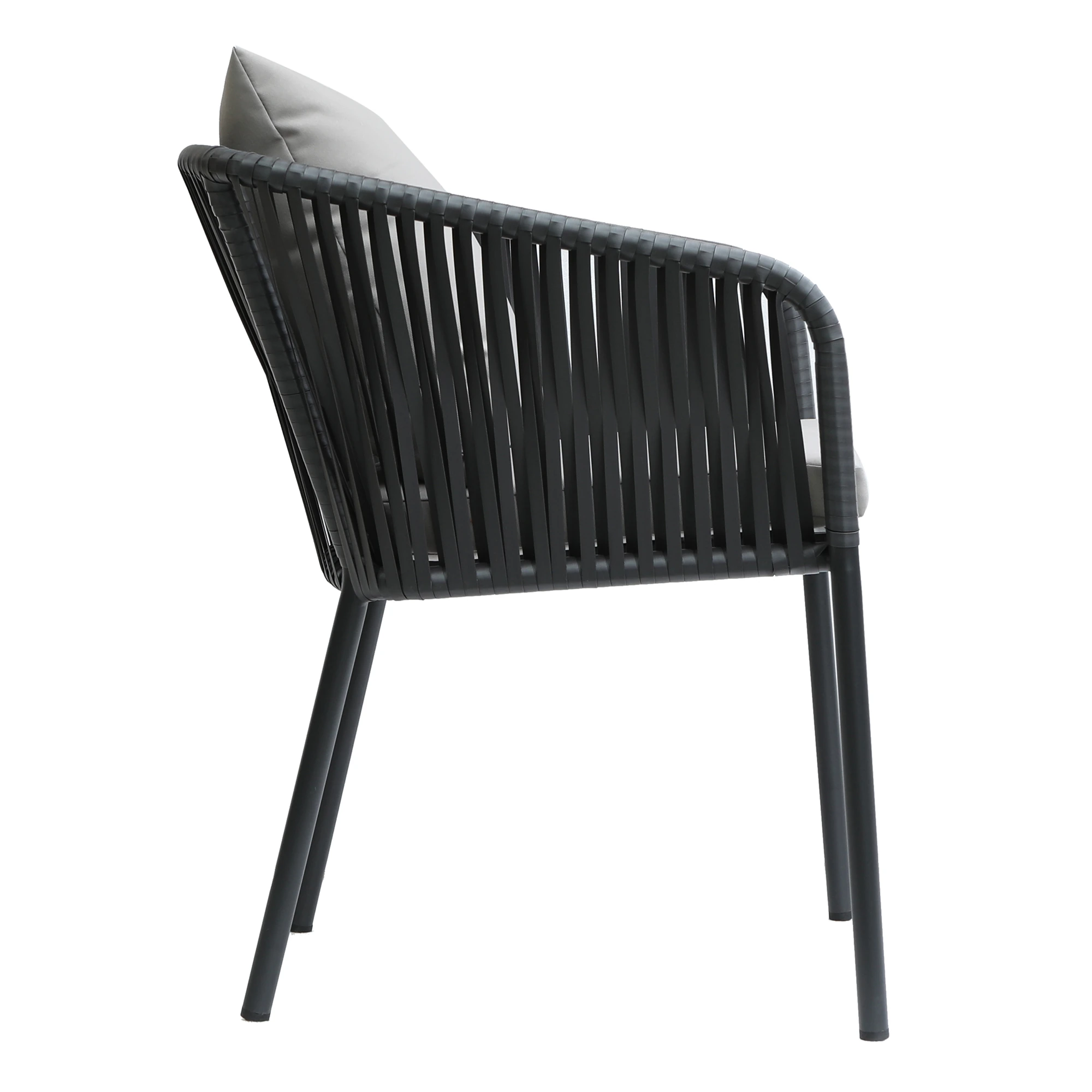 silla de exterior cuerda sintética mimbre