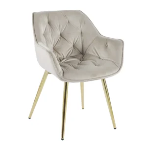 silla hosteleria beige