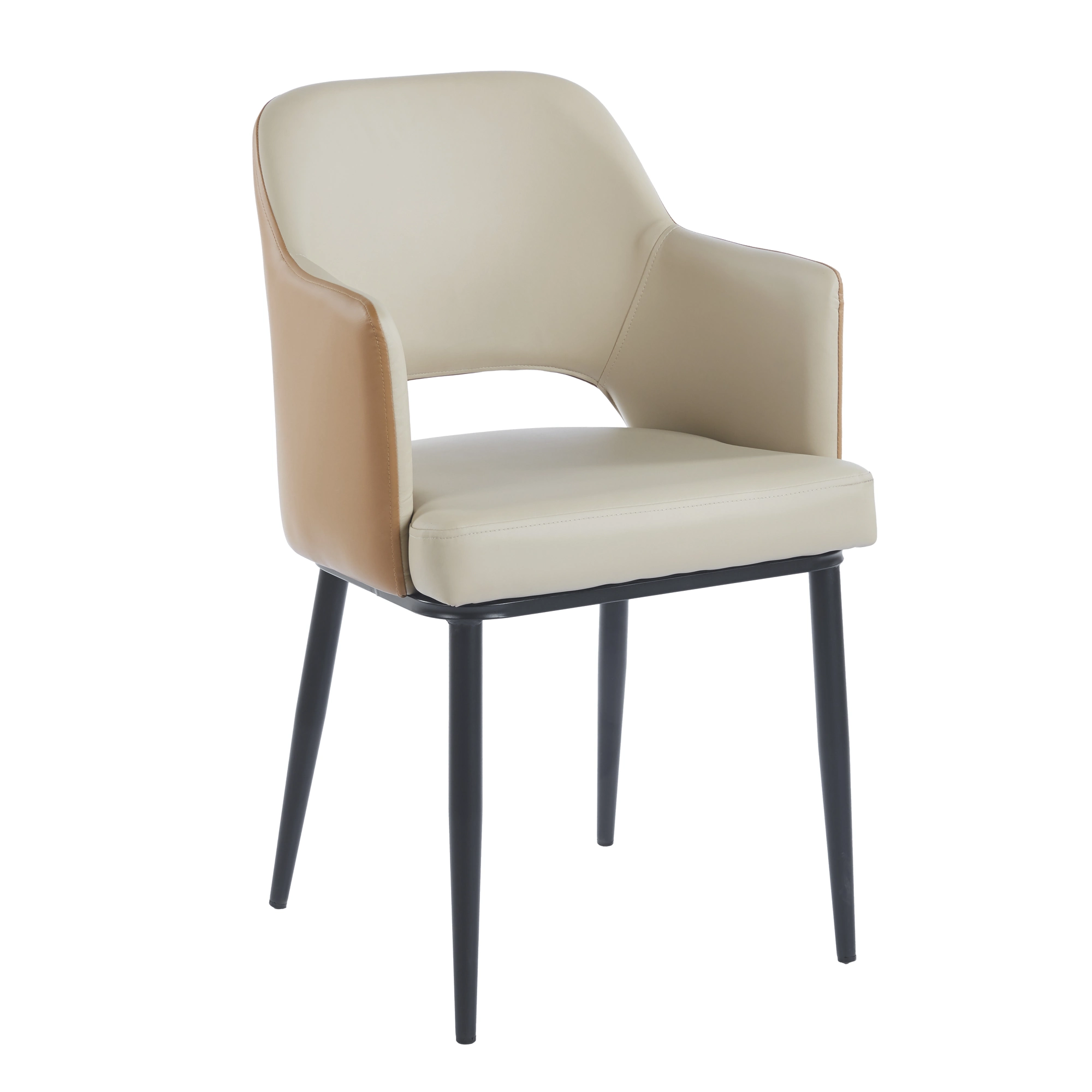 silla tapizada polipiel