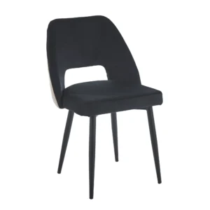 silla tapizada terciopelo