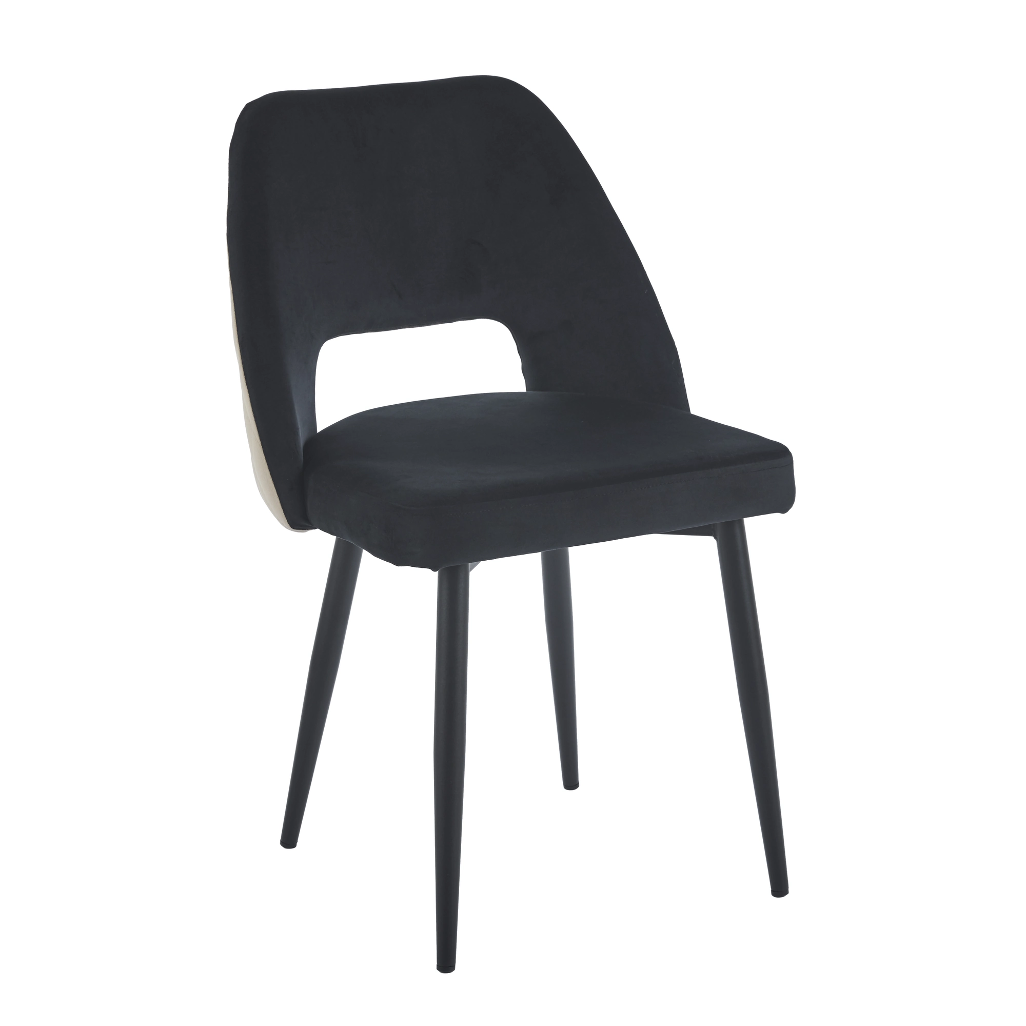 silla tapizada terciopelo