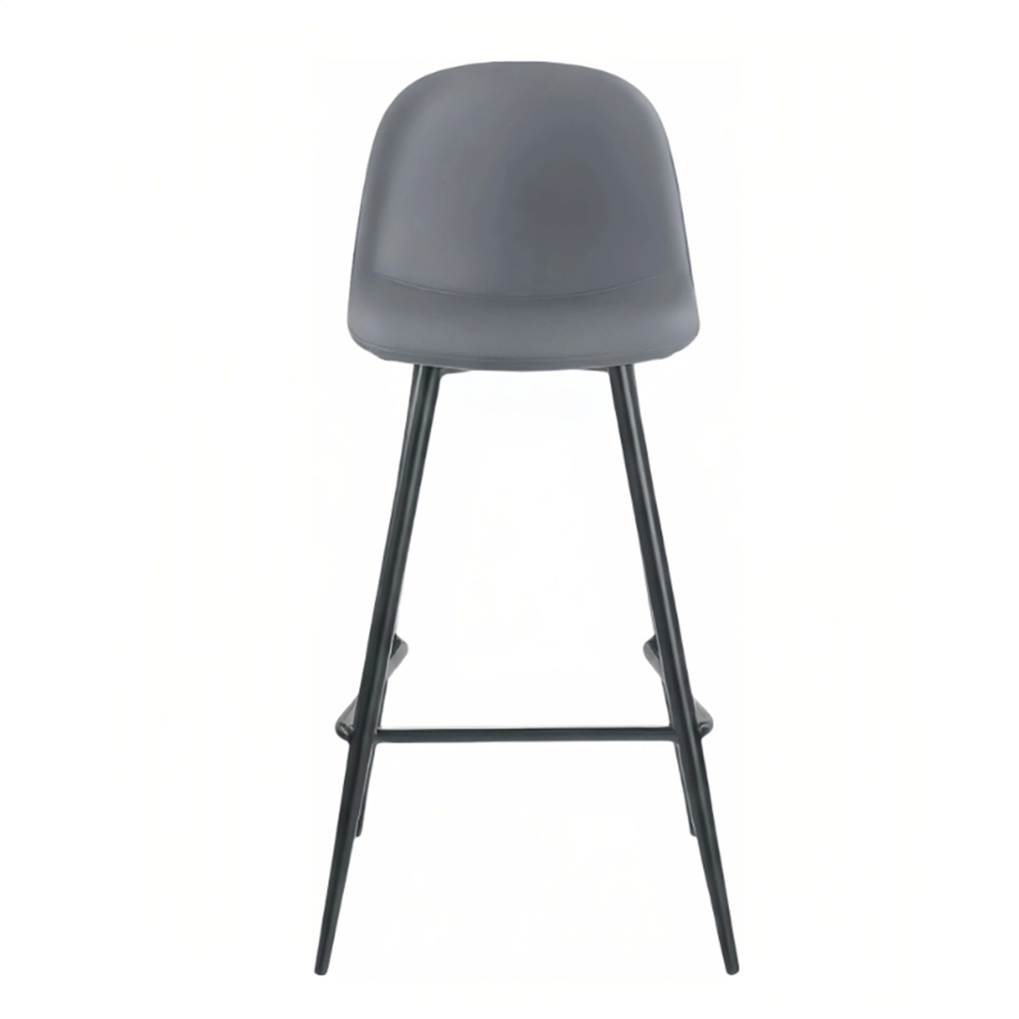 taburete alto bar gris