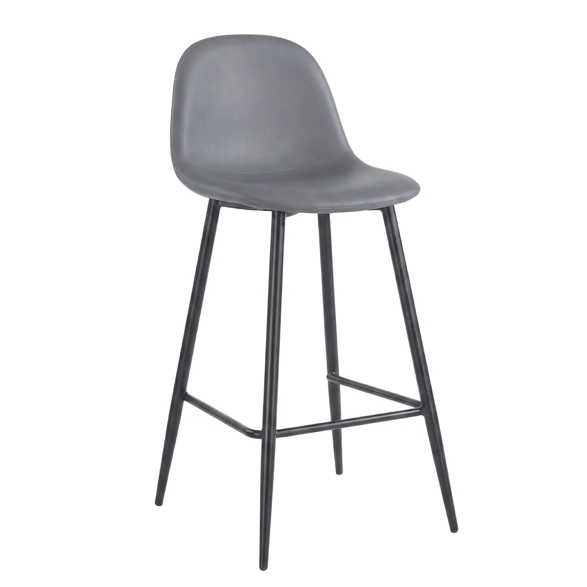taburete alto gris hosteleria