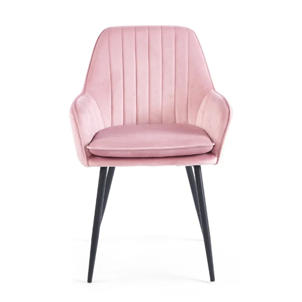 silla terciopelo restaurante rosa