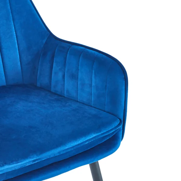 silla restaurante comedor azul