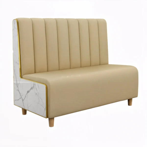 sofa corrido restaurante beige