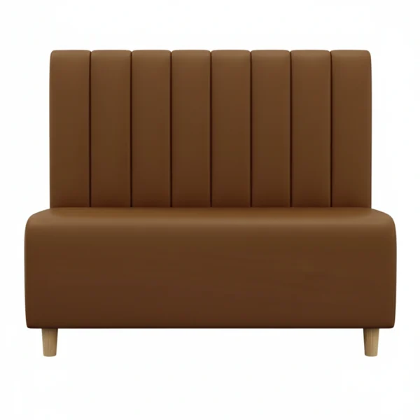 sofa de restaurante marron
