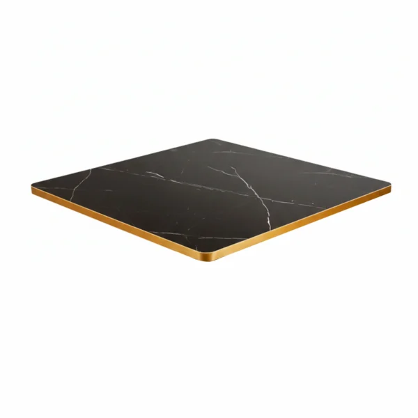 tablero mesa marmol negro