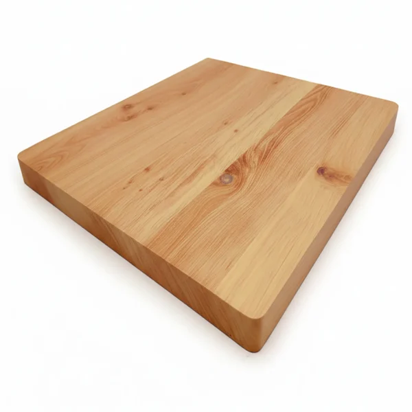 tablero madera maciza cuadrada mesa