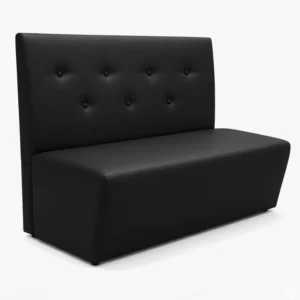 sofa restaurante tapizado negro