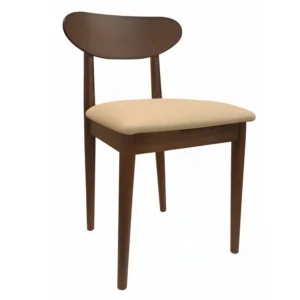 silla tapizada de madera