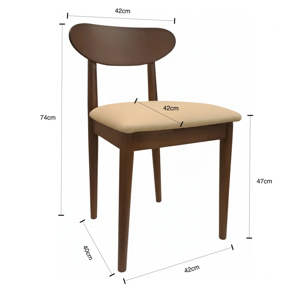 silla comedo asiento tapizaddo