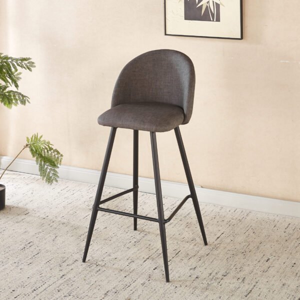 Taburete de Polipiel Textil Yumi